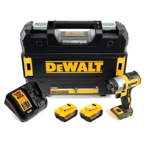 DeWalt DCF 887 M2T Akku Schlagschrauber 18 V 205 Nm 1/4" Brushless + 2x Akku 4,0 Ah + Ladegerät + TSTAK