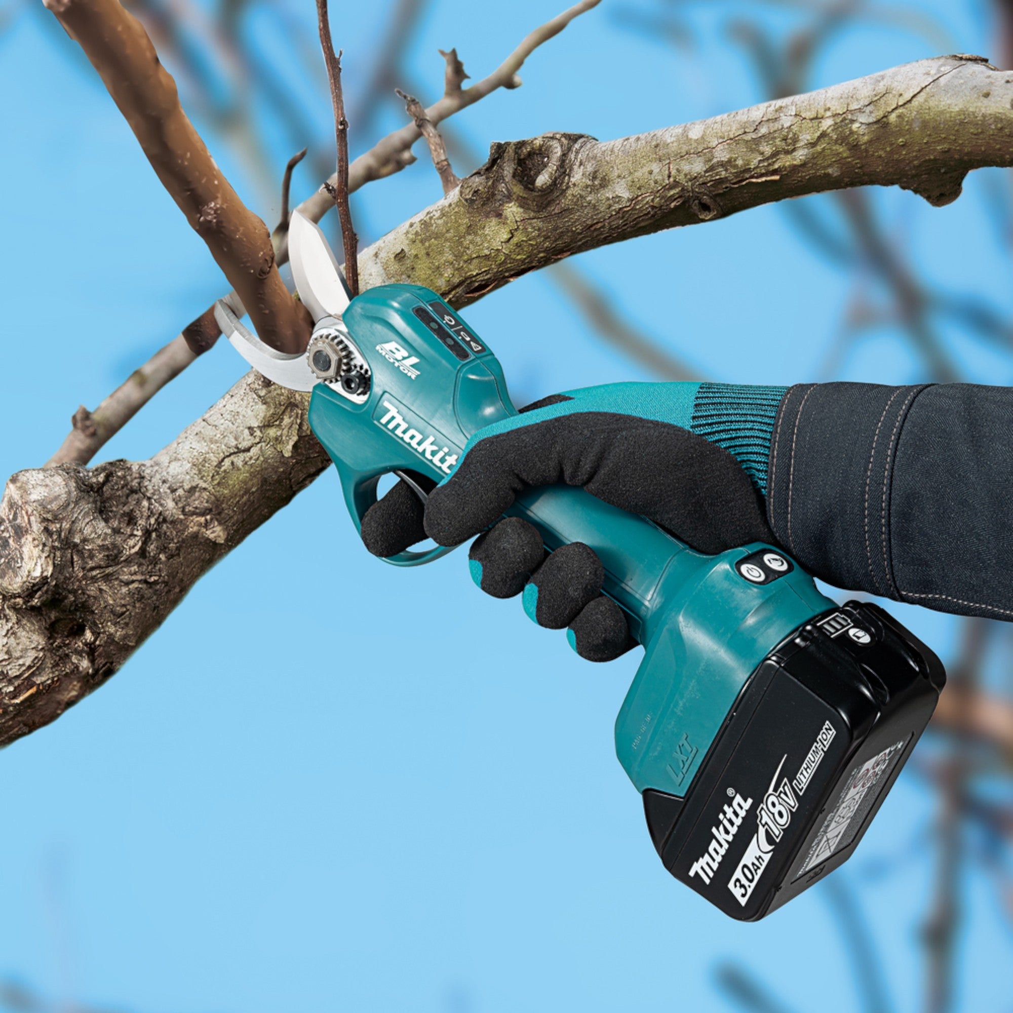 Makita DUP 181 SY Akku Astschere 18 V 30 mm Brushless 2x Akku 1 5 Ah Ladegeraet 4 - toolbrothers