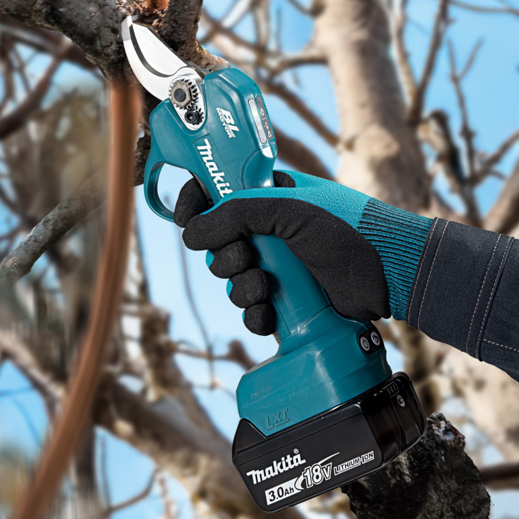 Makita DUP 181 RY Akku Astschere 18 V 30 mm Brushless 2x Akku 1 5 Ah Ladegeraet 3 - toolbrothers