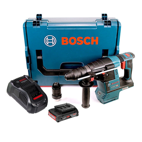 Bosch GBH 18V-26 F Akku Bohrhammer 18V 2,6J brushless SDS plus + 1x Akku 2,0Ah + Schnellladegerät + L-Boxx - Toolbrothers