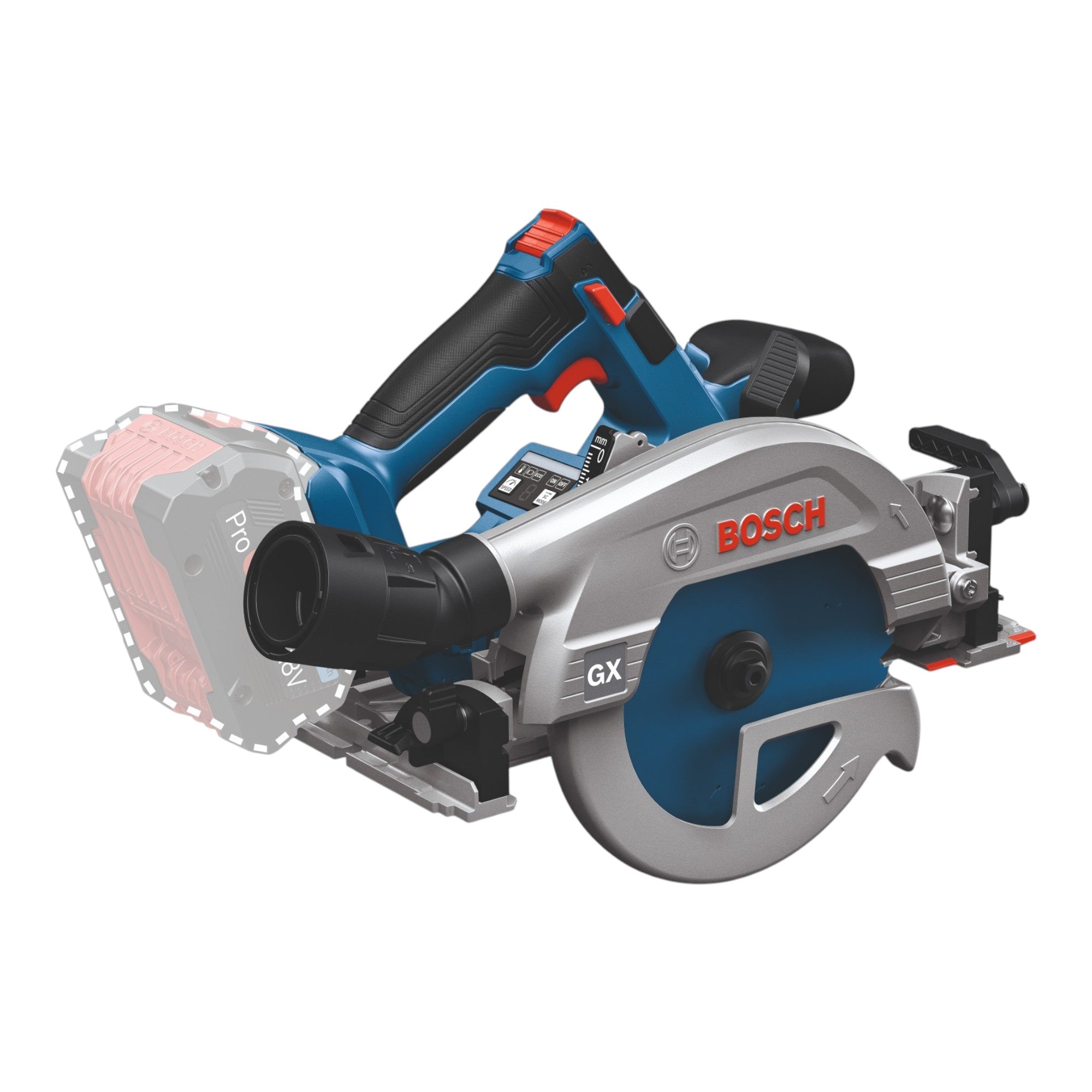 Bosch GKS 18V 57 2 GX Professional Akku Kreissaege 18 V 165 mm Brushless 2x ProCORE Akku 4 0 Ah Ladegeraet L Boxx 1 - toolbrothers