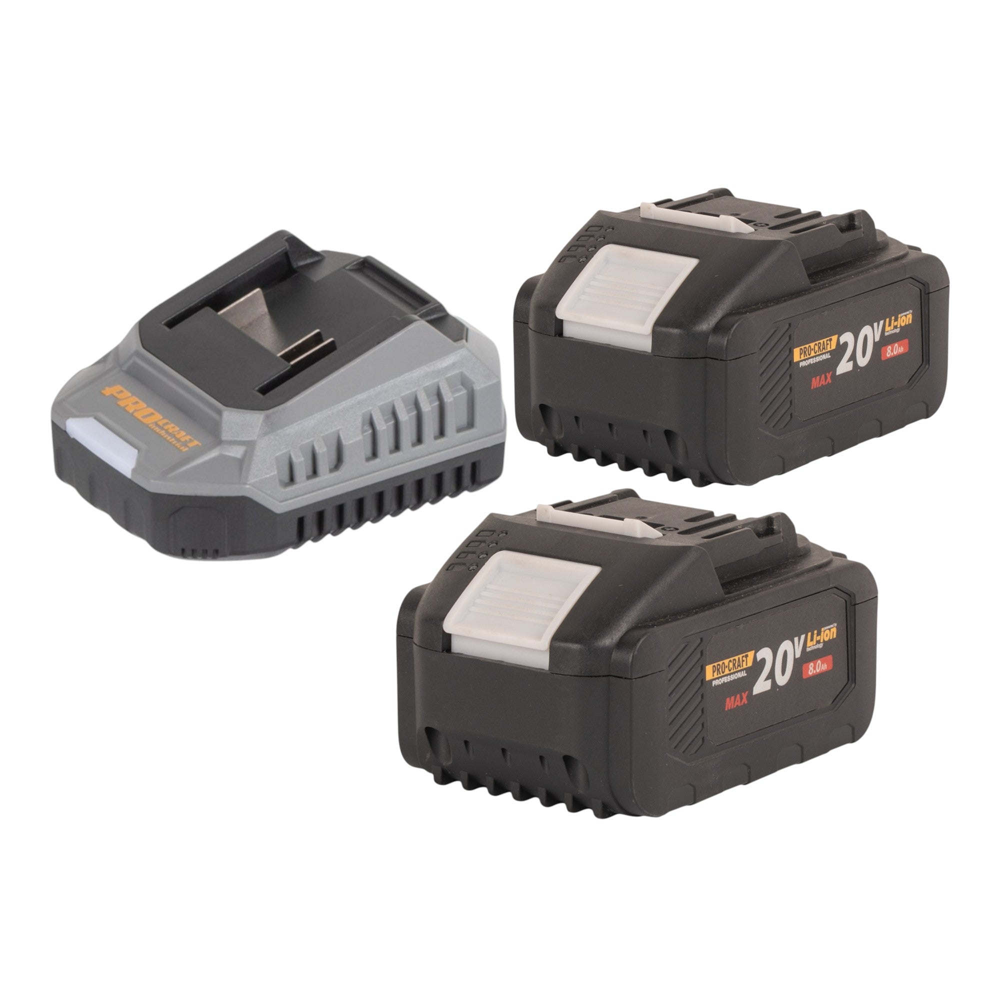 Procraft PZA24bb Akku Heckenschere 20 V 510 mm Brushless 2x Akku 8 0 Ah Ladegeraet 2 - toolbrothers