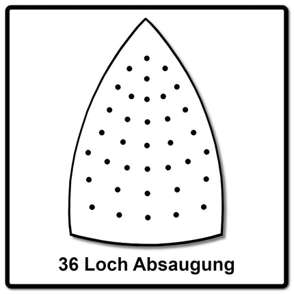 Mirka IRIDIUM Delta Schleifblätter Grip 100x152x152mm K180 50 Stk. ( 246JQ05018 ) - Toolbrothers