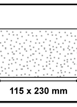 Mirka Mirlon Total Vlies Schleifstreifen 115x230mm XF P800 25 Stk. ( 8111202581 ) - Toolbrothers