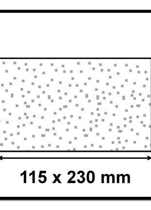 Mirka Mirlon Total Vlies Schleifstreifen 115x230mm UF P1500 25 Stk. ( 8111202594 ) - Toolbrothers