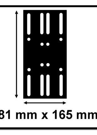 Mirka Schutzauflage Protection Pad 81 x 165 mm für DEOS 353 CV ( 8299532111 ) - Toolbrothers