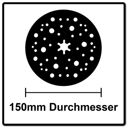 Mirka Abranet Schleifteller Grip 150mm Hart ( 8292605021 ) - Toolbrothers