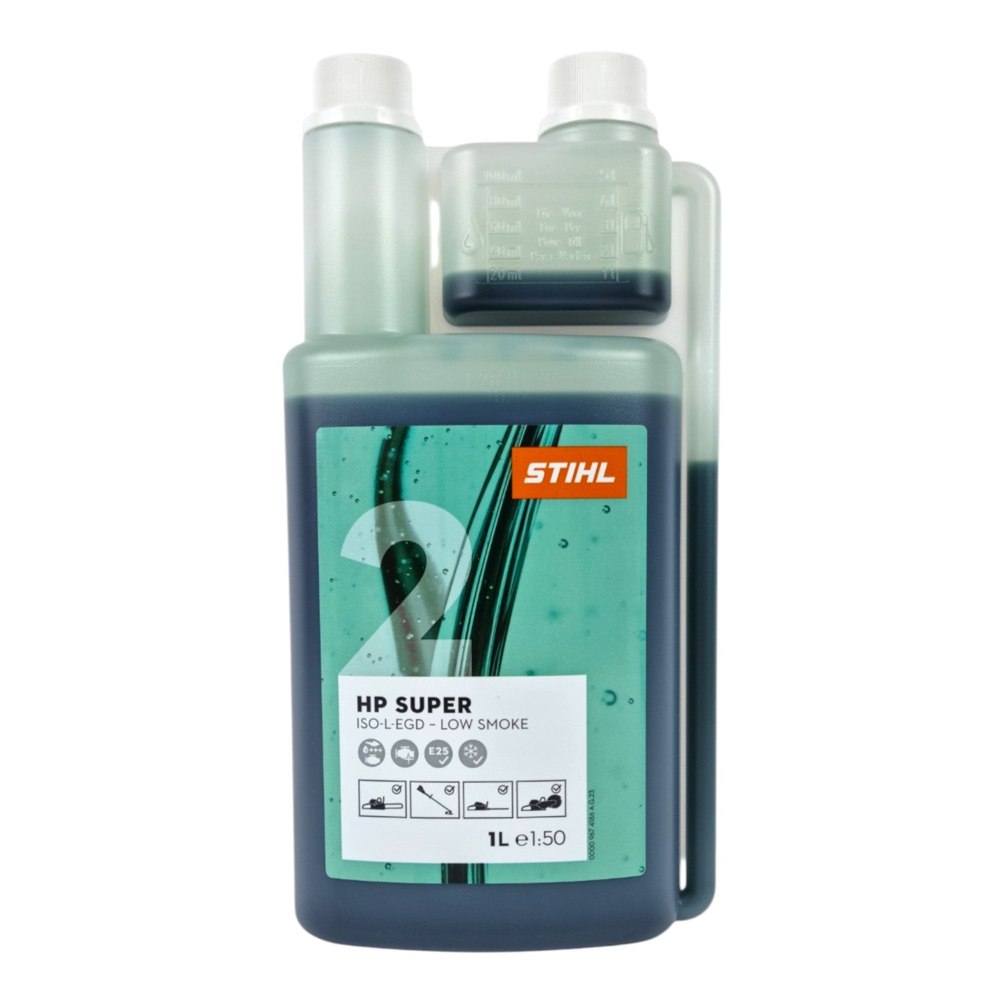 Stihl HP Super Zweitakt Motorenoel 1 Liter 07813198054 2 Stroke Oil Low Smoke Oil 0 - toolbrothers