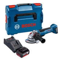 Bosch GWS 18V 10 P Professional Akku Winkelschleifer 18 V 125 mm Brushless 1x Akku 5 0 Ah Ladegeraet L Boxx 0 - toolbrothers