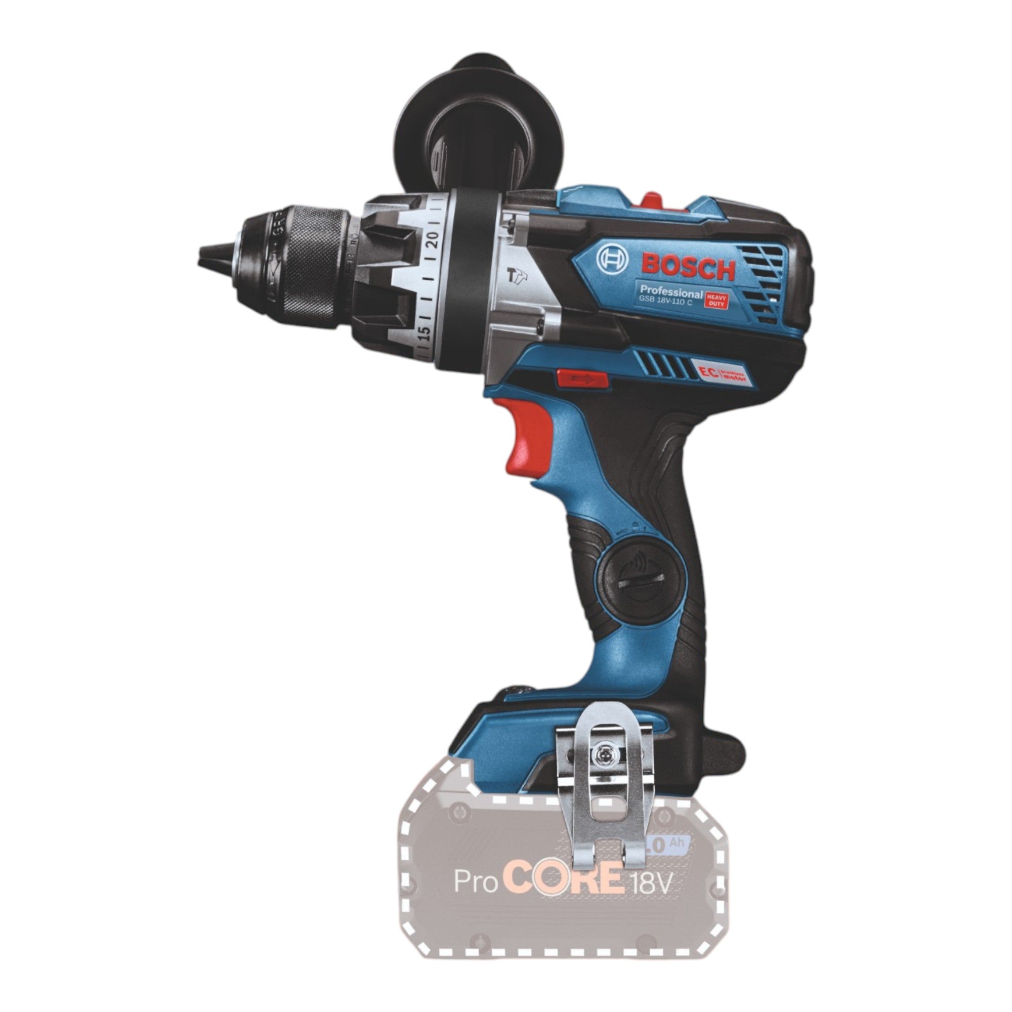 Bosch GSB 18V 110 C Professional Akku Schlagbohrschrauber 18 V 110 Nm Brushless 1x ProCORE Akku 5 5 Ah Ladegeraet 3 - toolbrothers