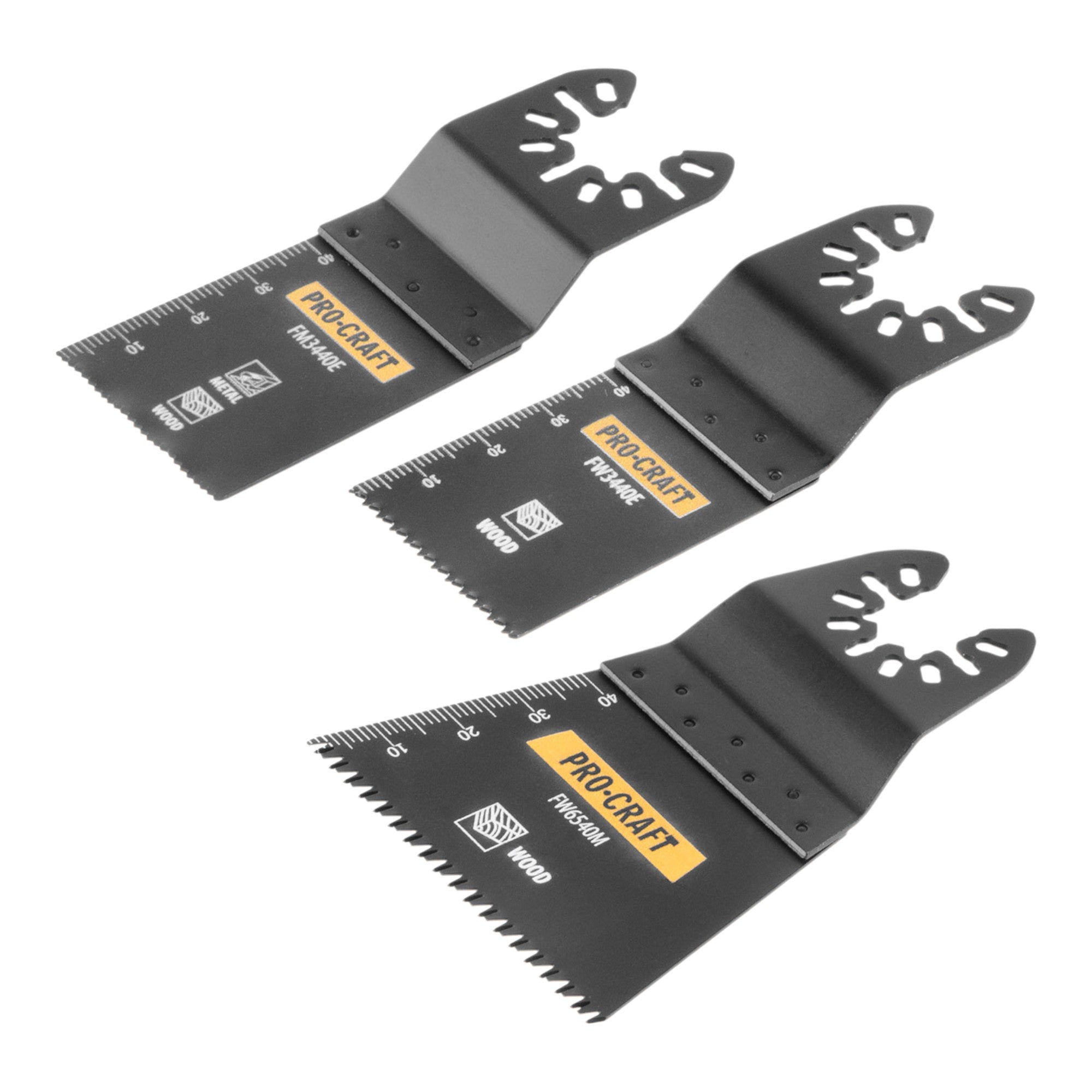 Procraft MB3 Saegeblatt Set 3 tlg fuer oszillierende Multifunktionswerkzeuge 1 - toolbrothers