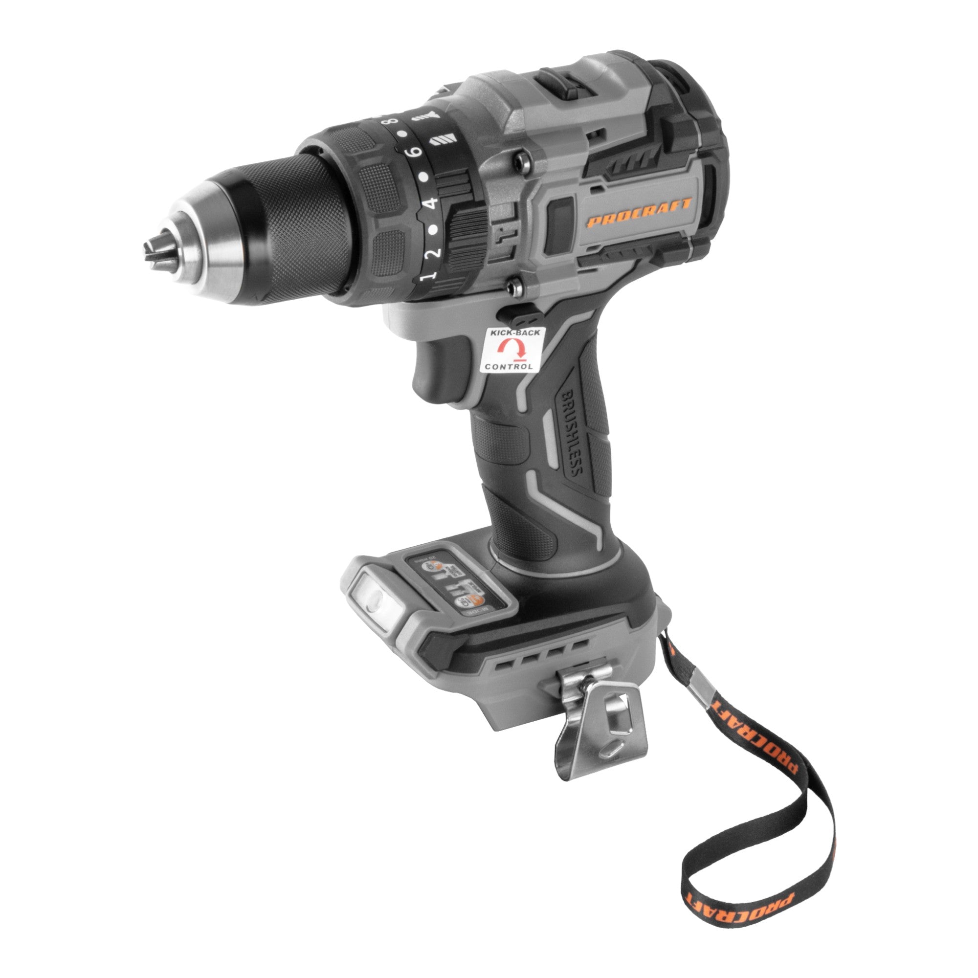 Procraft Industrial CD20B BB Akku Bohrschrauber 20 V 150 Nm Brushless Solo ohne Akku ohne Ladegeraet 0 - toolbrothers
