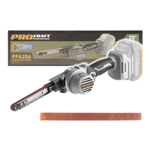 ProCraft Industrial PFA20A-BB Akku Bandfeile 20 V 13 x 457 mm Brushless Solo - ohne Akku, ohne Ladegerät