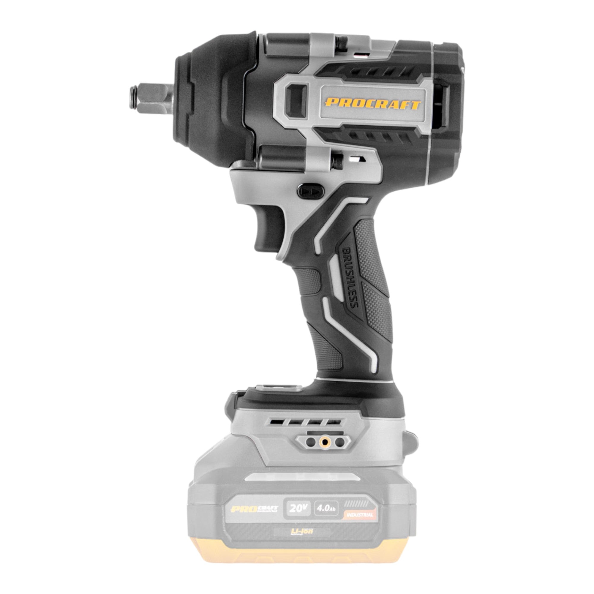 ProCraft Industrial IW850A BB Akku Schlagschrauber 20 V 850 Nm 1 2 Brushless Solo ohne Akku ohne Ladegeraet 2 - toolbrothers