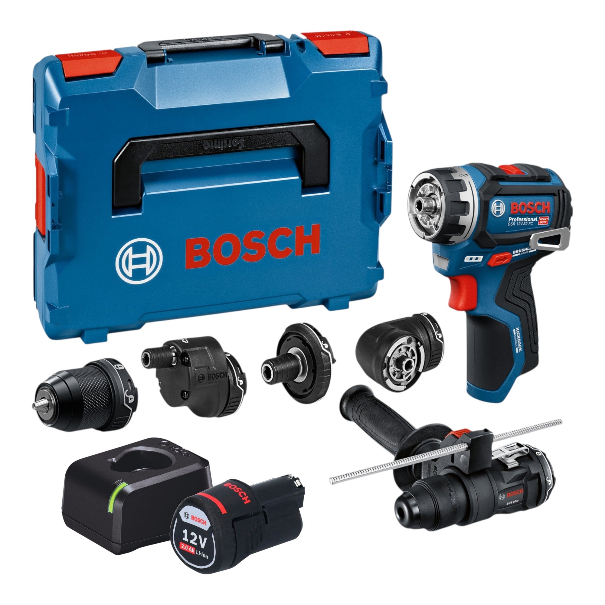 Bosch GSR 12V 32 FC Akku Bohrschrauber 12 V 31 Nm Brushless 1x Akku 2 0 Ah Ladegeraet L Boxx 0 - toolbrothers