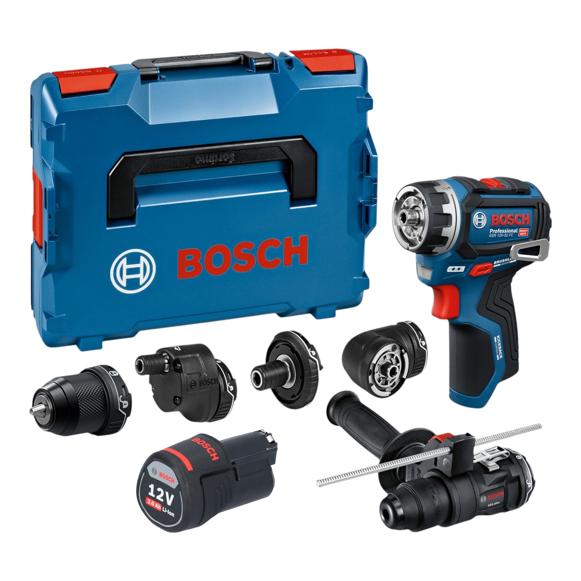 Bosch GSR 12V 32 FC Akku Bohrschrauber 12 V 31 Nm Brushless 1x Akku 3 0 Ah L Boxx ohne Ladegeraet 0 - toolbrothers