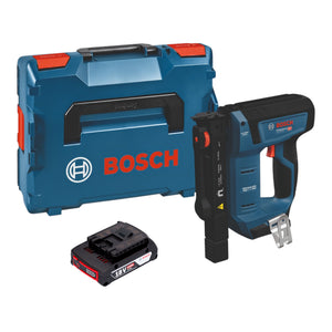 Bosch GTH 18V-14 Professional Akku Holzklammerer 18 V 10,6 x 6 - 14 mm Brushless + 1x Akku 2,0 Ah + L-Boxx - ohne Ladegerät