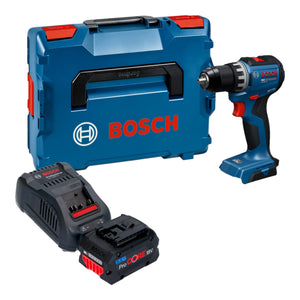 Bosch GSR 18V-52 Professional Akku Bohrschrauber 18 V 70 Nm Brushless + 1x ProCORE Akku 5,5 Ah + Ladegerät + L-Boxx