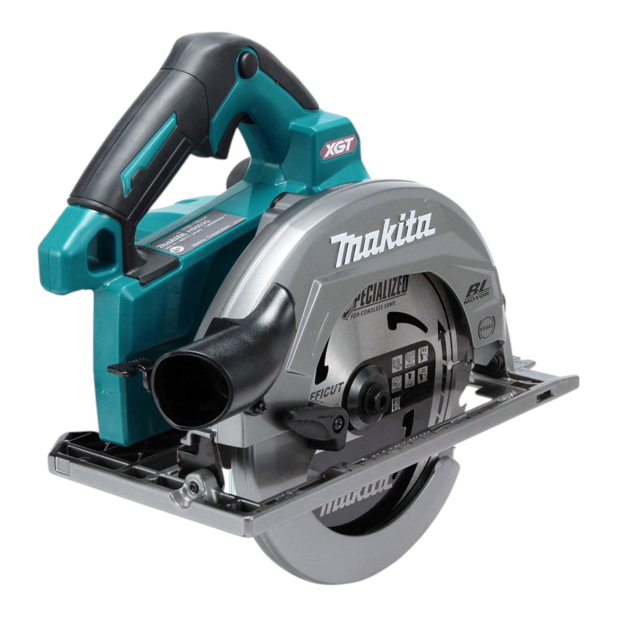 Makita HS 003 GT201 Akku Handkreissaege 40 V max 190 mm Brushless 2x Akku 5 0 Ah Ladegeraet 4 - toolbrothers