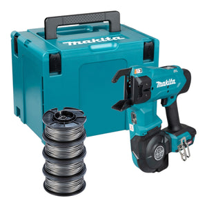 Makita TR 001 GZ Akku Bewehrungsverbinder 40 V max. 1,6 mm Brushless + 4x Bindedraht + Makpac - ohne Akku, ohne Ladegerät