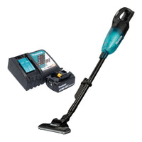 Makita DCL 284 FRTB Akku Staubsauger 18 V 0 73 l Schwarz Brushless 1x Akku 5 0 Ah Ladegeraet 0 - toolbrothers