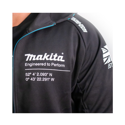 Makita Kapuze Hoodie Jacke XXL Polyester Arbeit und Freizeit 98P1818 XXL  4 - toolbrothers