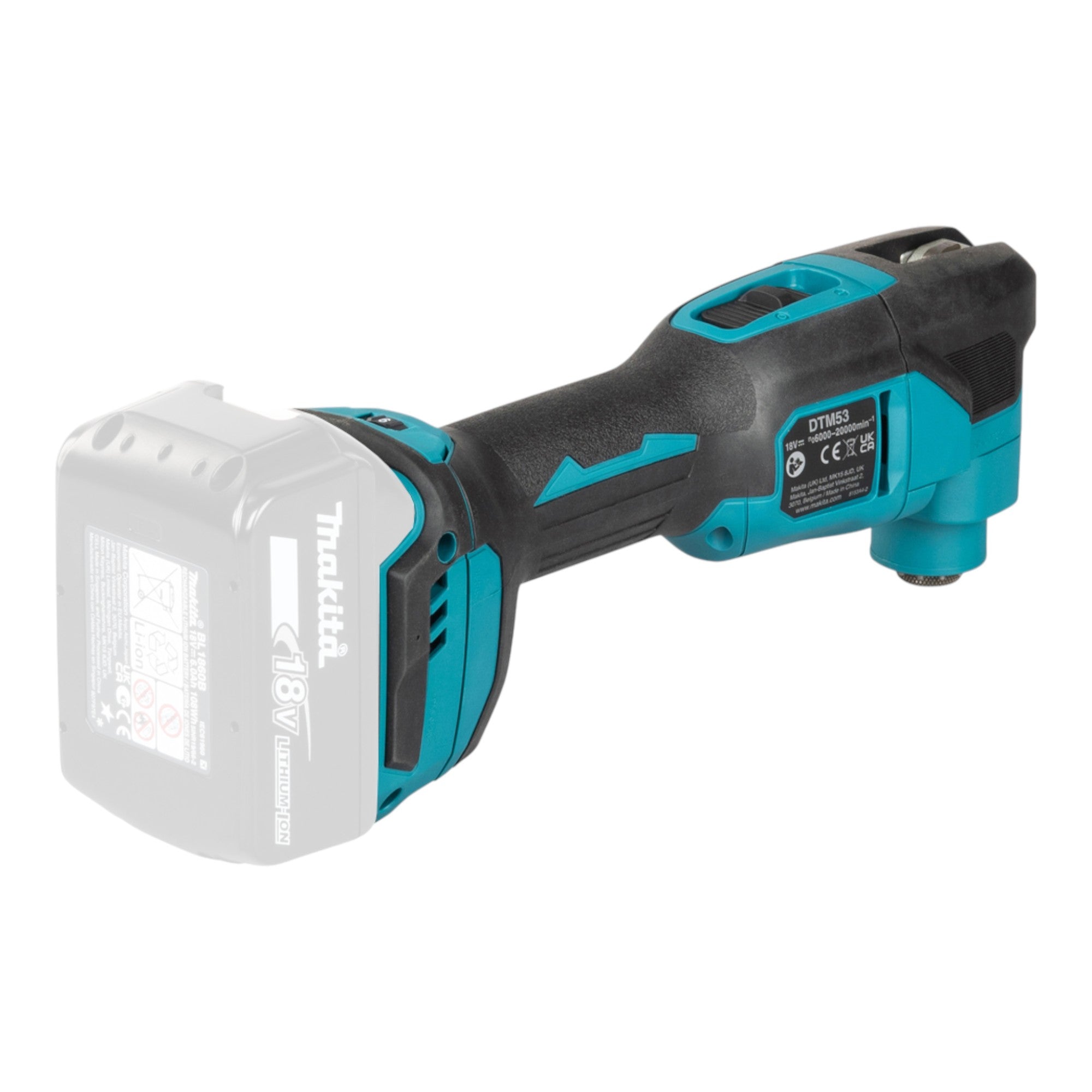 Makita DTM 53 RGJ Akku Multifunktionswerkzeug 18 V OIS Starlock Brushless 2x Akku 6 0 Ah Ladegeraet Makpac 4 - toolbrothers