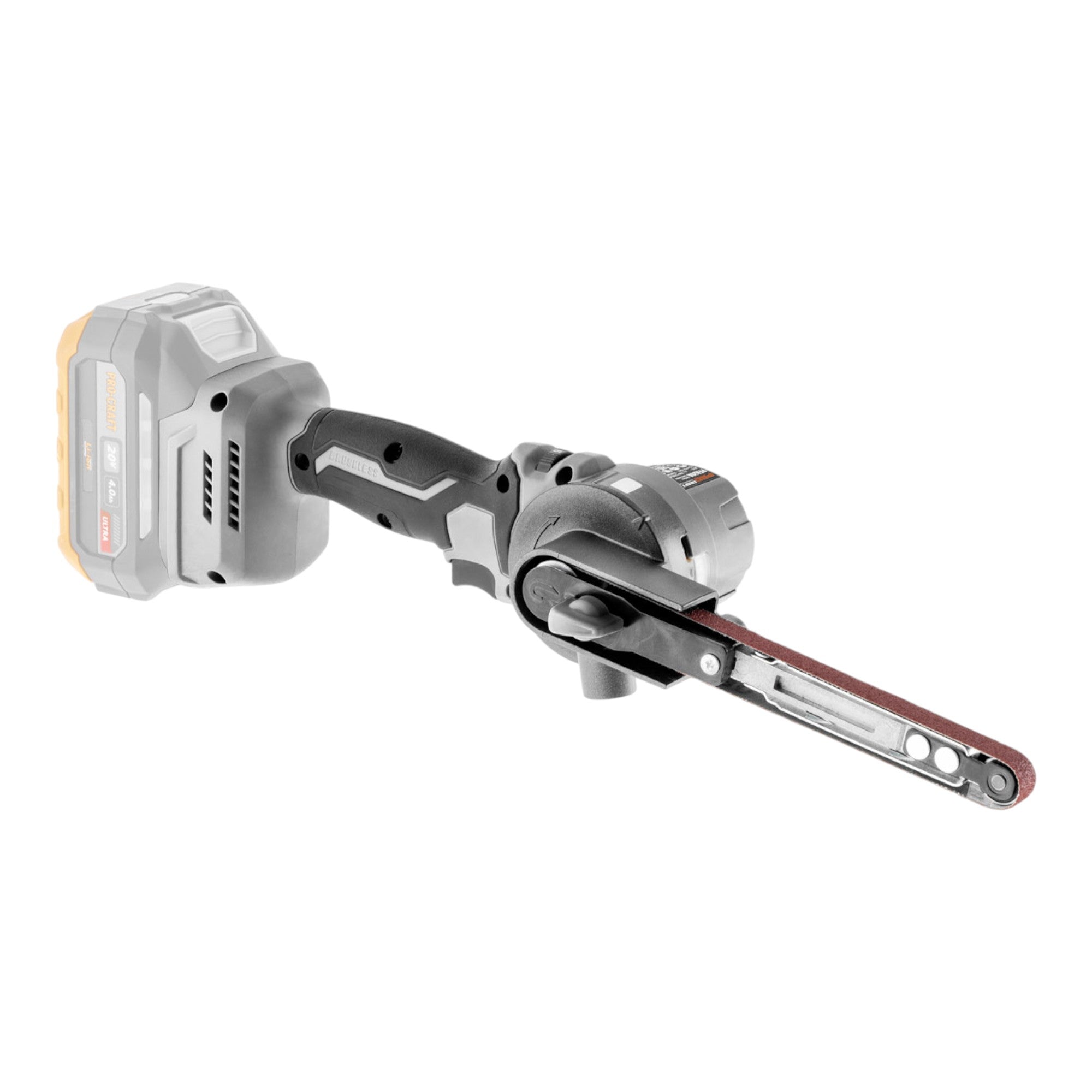 ProCraft Industrial PFA20A BB Akku Bandfeile 20 V 13 x 457 mm Brushless 1x Akku 2 0 Ah ohne Ladegeraet 4 - toolbrothers