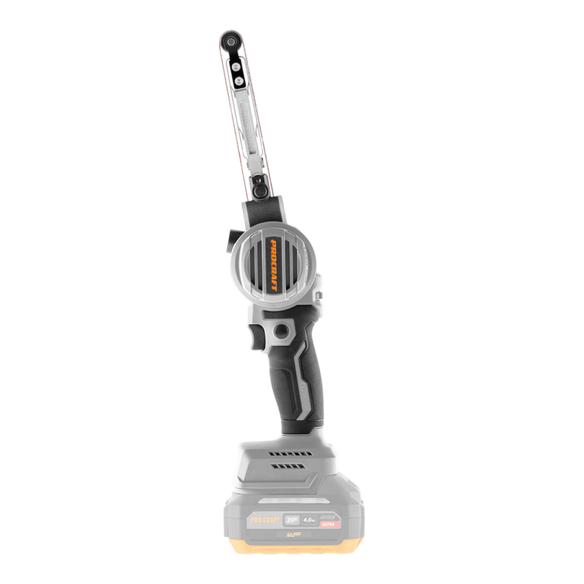 ProCraft Industrial PFA20A BB Akku Bandfeile 20 V 13 x 457 mm Brushless 2x Akku 8 0 Ah Ladegeraet 2 - toolbrothers