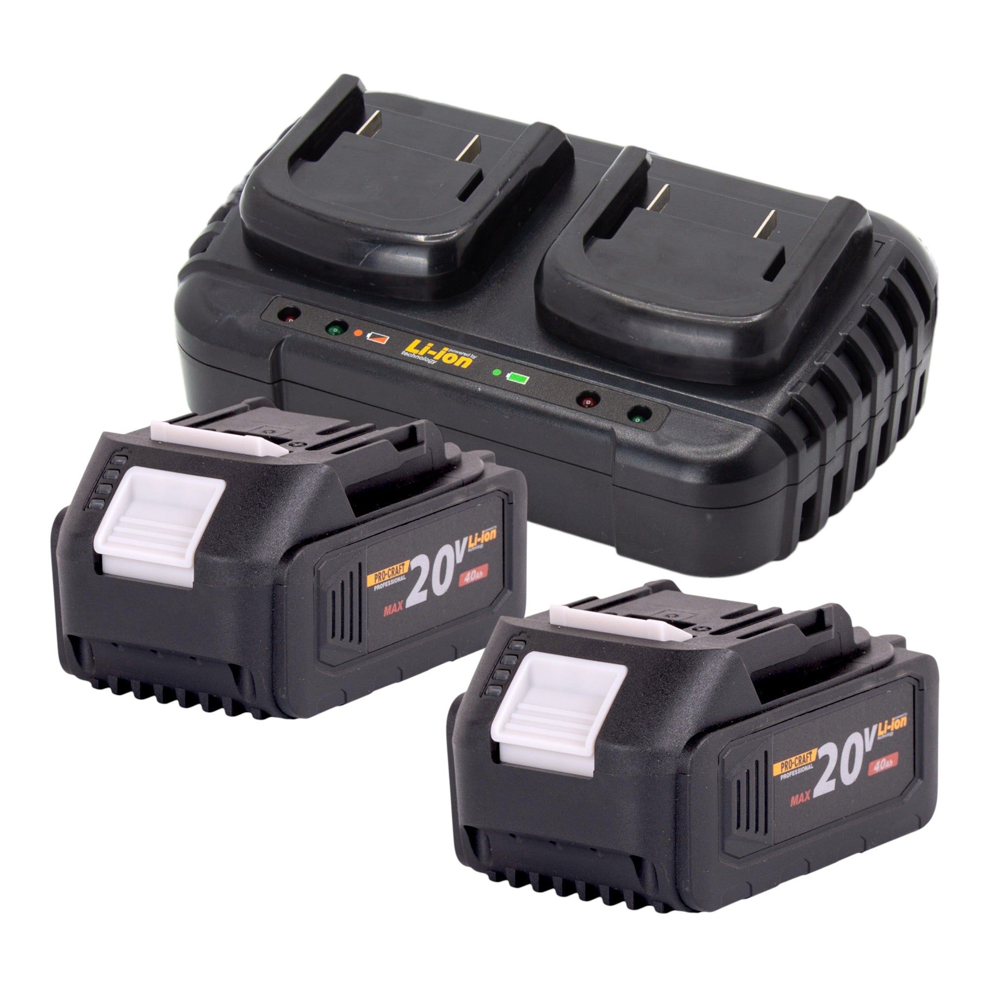 Procraft PTA 41 BB Akku Freischneider 40 V 2x 20 V 420 mm Brushless 2x Akku 4 0 Ah Ladegeraet 2 - toolbrothers