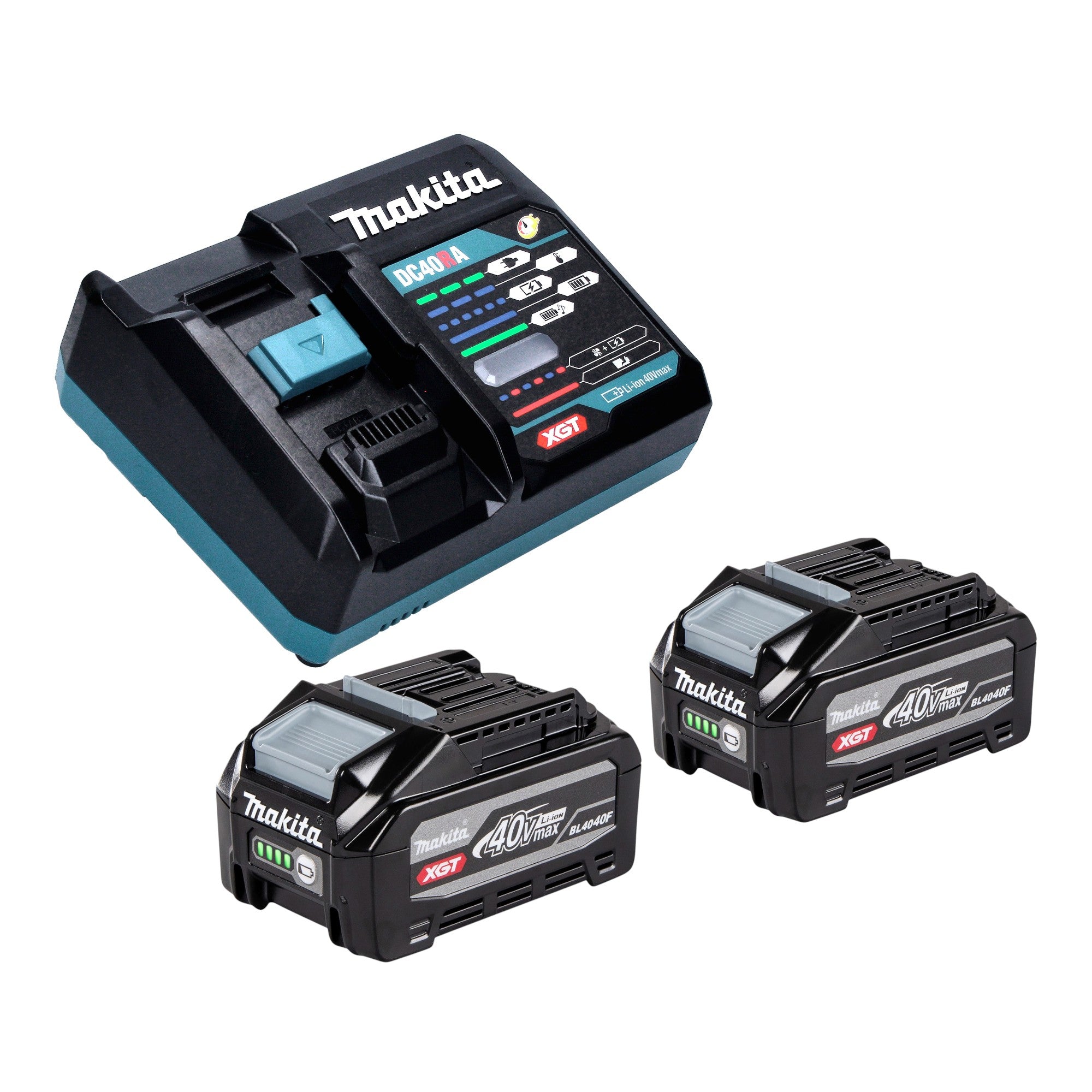 Makita LM 003 GU202 Akku Rasenmaeher 40 V max 38 cm 40 l 2x Akku 4 0 Ah Ladegeraet 2 - toolbrothers