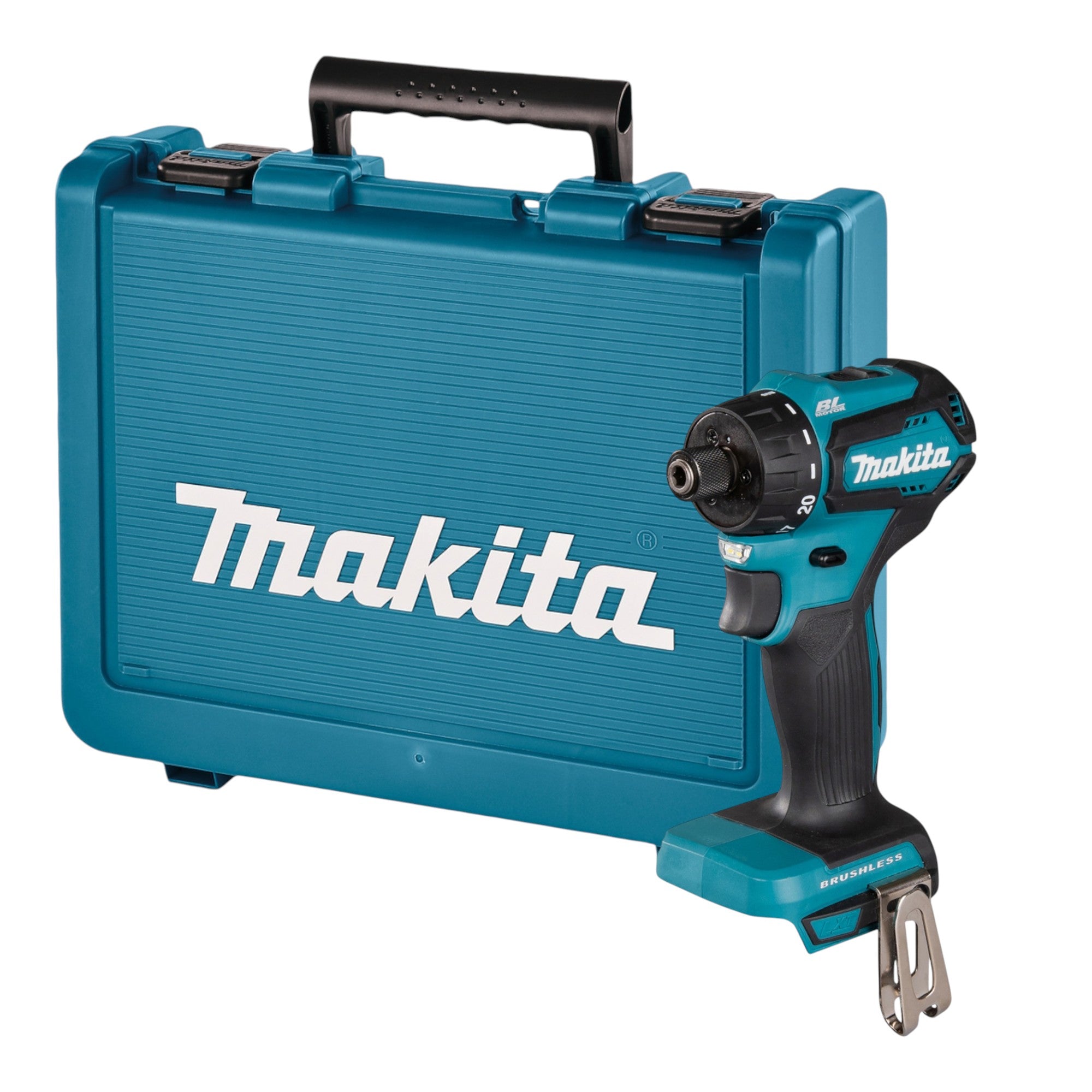 Makita DDF 083 ZE Akku Bohrschrauber 18 V 40 Nm 1 4 Brushless Koffer ohne Akku ohne Ladegeraet 0 - toolbrothers