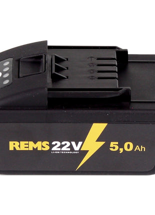 REMS Akku Set Power Pack 21,6V (22V max) mit 2x Akku 5,0Ah + Ladegerät 90W ( 571591 ) - Toolbrothers