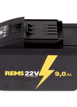 REMS Akku Set Power Pack 21,6V (22V max) mit 2x Akku 9,0Ah + Ladegerät 90W ( 571592 ) - Toolbrothers