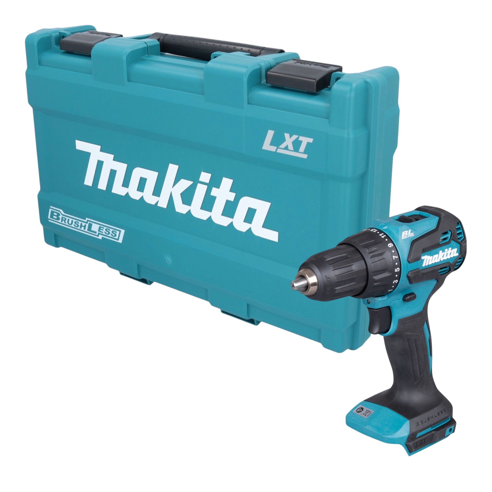 Makita DHP 490 ZK Akku Schlagbohrschrauber 18 V 65 Nm Brushless Koffer ohne Akku ohne Ladegeraet 0 - toolbrothers