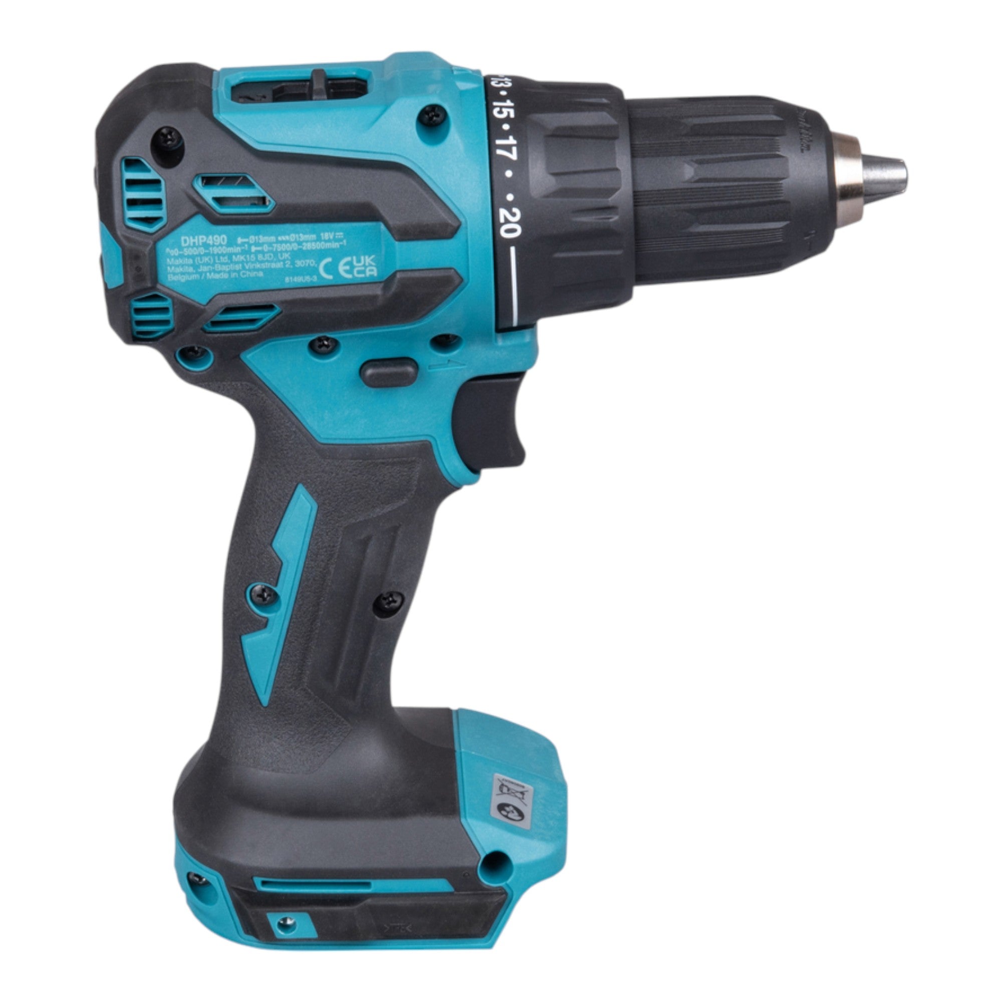 Makita DHP 490 ZK Akku Schlagbohrschrauber 18 V 65 Nm Brushless Koffer ohne Akku ohne Ladegeraet 4 - toolbrothers