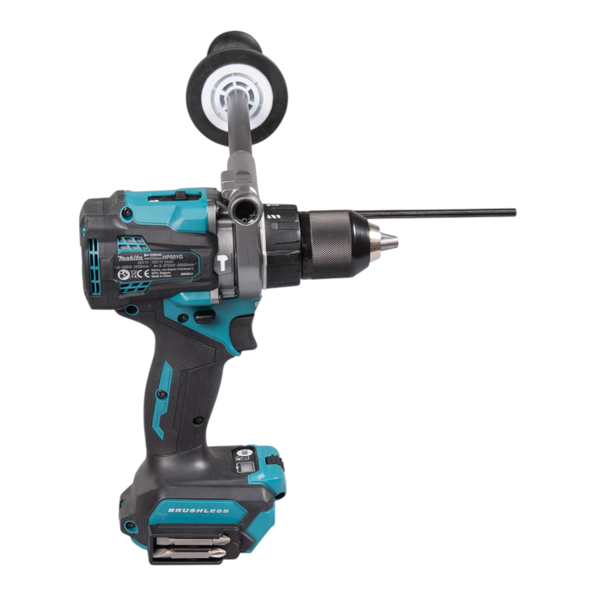 Makita HP 001 GU1 Akku Schlagbohrschrauber 40 V max 140 Nm Brushless 1x Akku 4 0 Ah ohne Ladegeraet 4 - toolbrothers