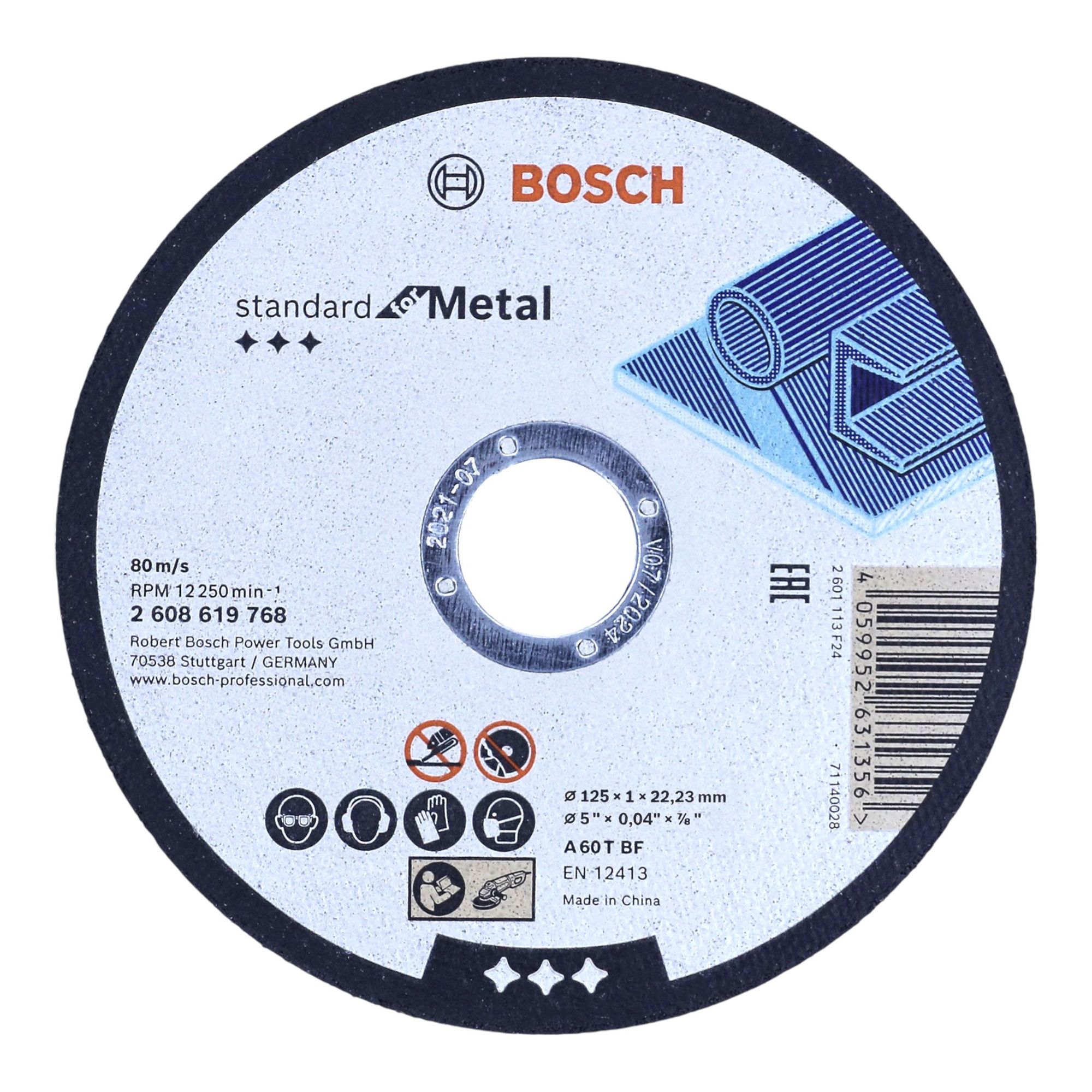 Bosch Standard for Metal Trennscheiben Set 125 x 1 0 mm 100 Stueck 061599765G im Eimer 1 - toolbrothers