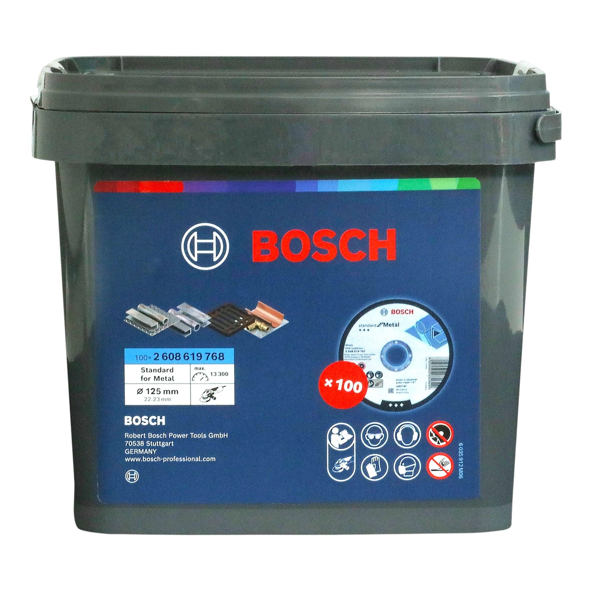 Bosch Standard for Metal Trennscheiben Set 125 x 1 0 mm 100 Stueck 061599765G im Eimer 3 - toolbrothers