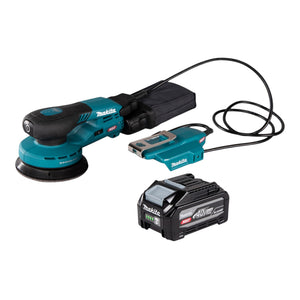Makita BO 003 CGU1 Akku Exzenterschleifer 40 V max. 125 mm 3,0 mm Hub Brushless + 1x Akku 4,0 Ah - ohne Ladegerät