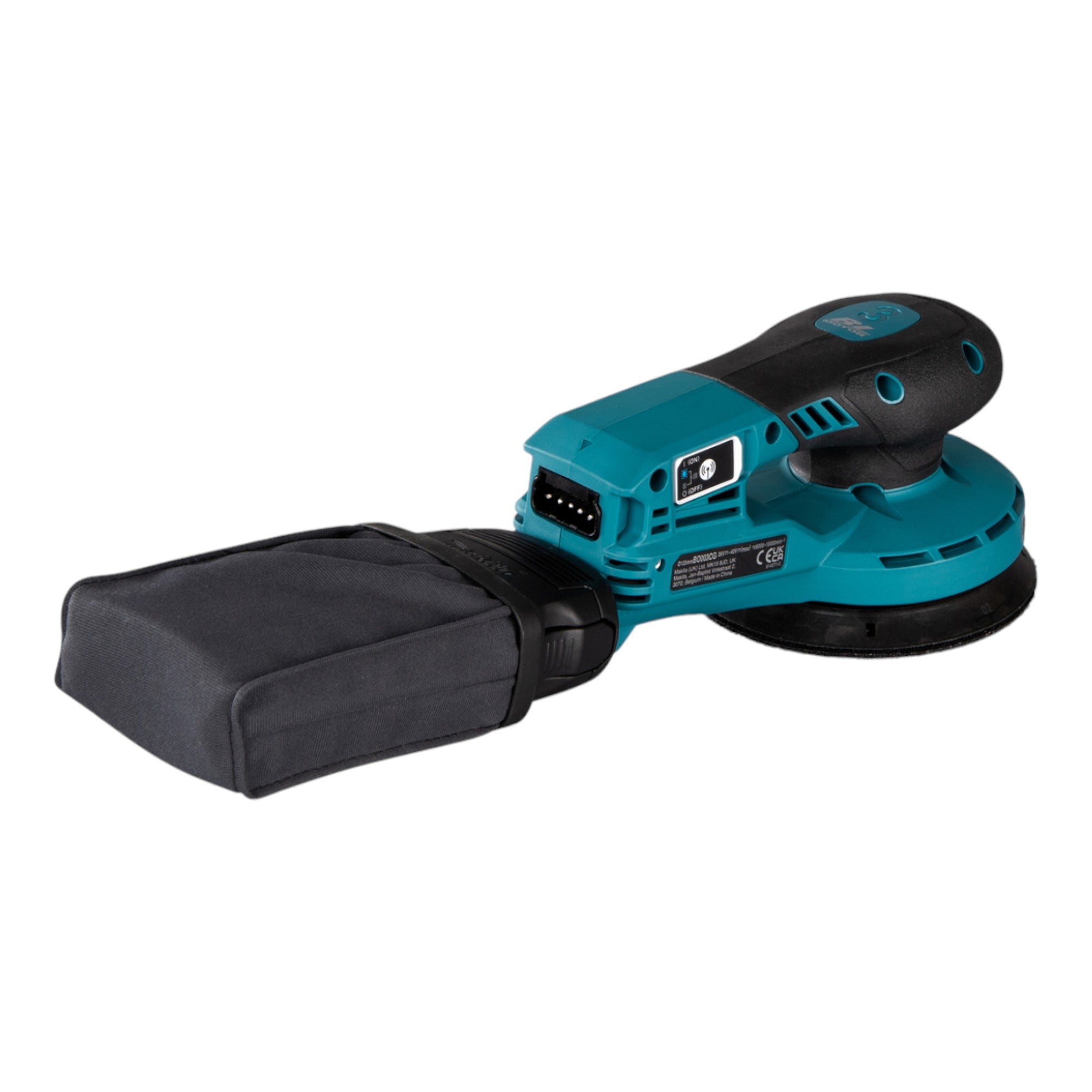 Makita BO 003 CGU201 Akku Exzenterschleifer 40 V max 125 mm 3 0 mm Hub Brushless 2x Akku 4 0 Ah Ladegeraet 2 - toolbrothers