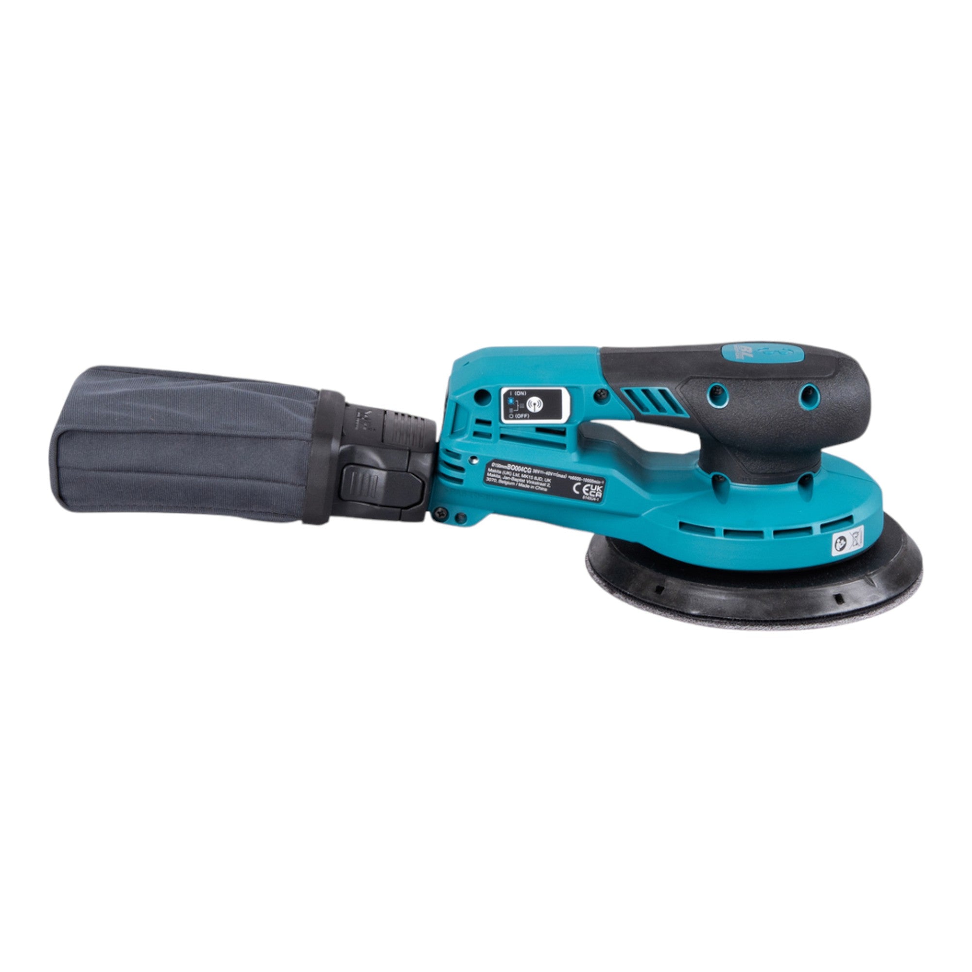 Makita BO 004 CGU101 Akku Exzenterschleifer 40 V max 150 mm 3 0 mm Hub Brushless 1x Akku 4 0 Ah Ladegeraet 4 - toolbrothers