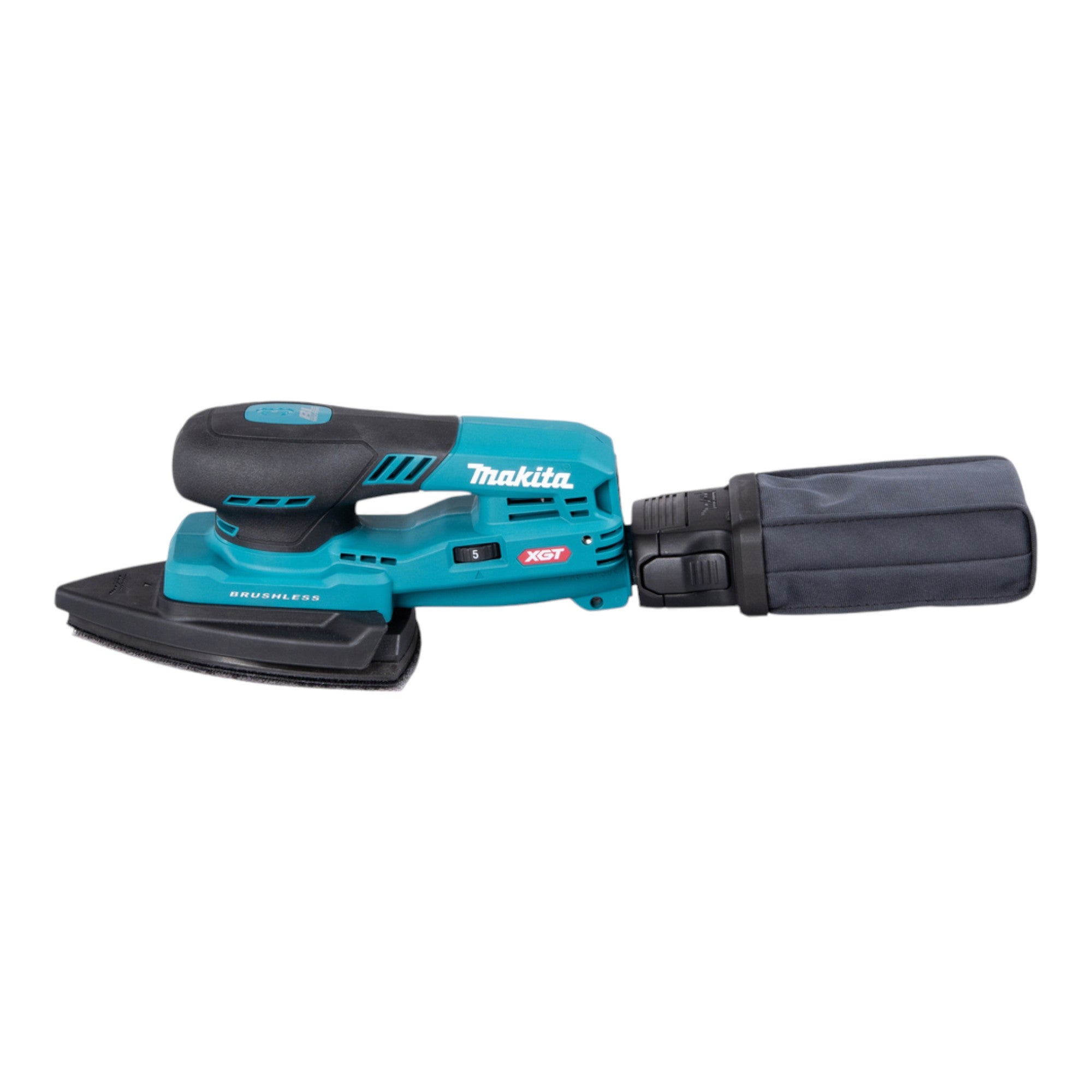 Makita BO 006 CGU1 Akku Deltaschleifer 40 V max 100 x 150 mm 3 0 mm Hub Brushless 1x Akku 4 0 Ah ohne Ladegeraet 1 - toolbrothers