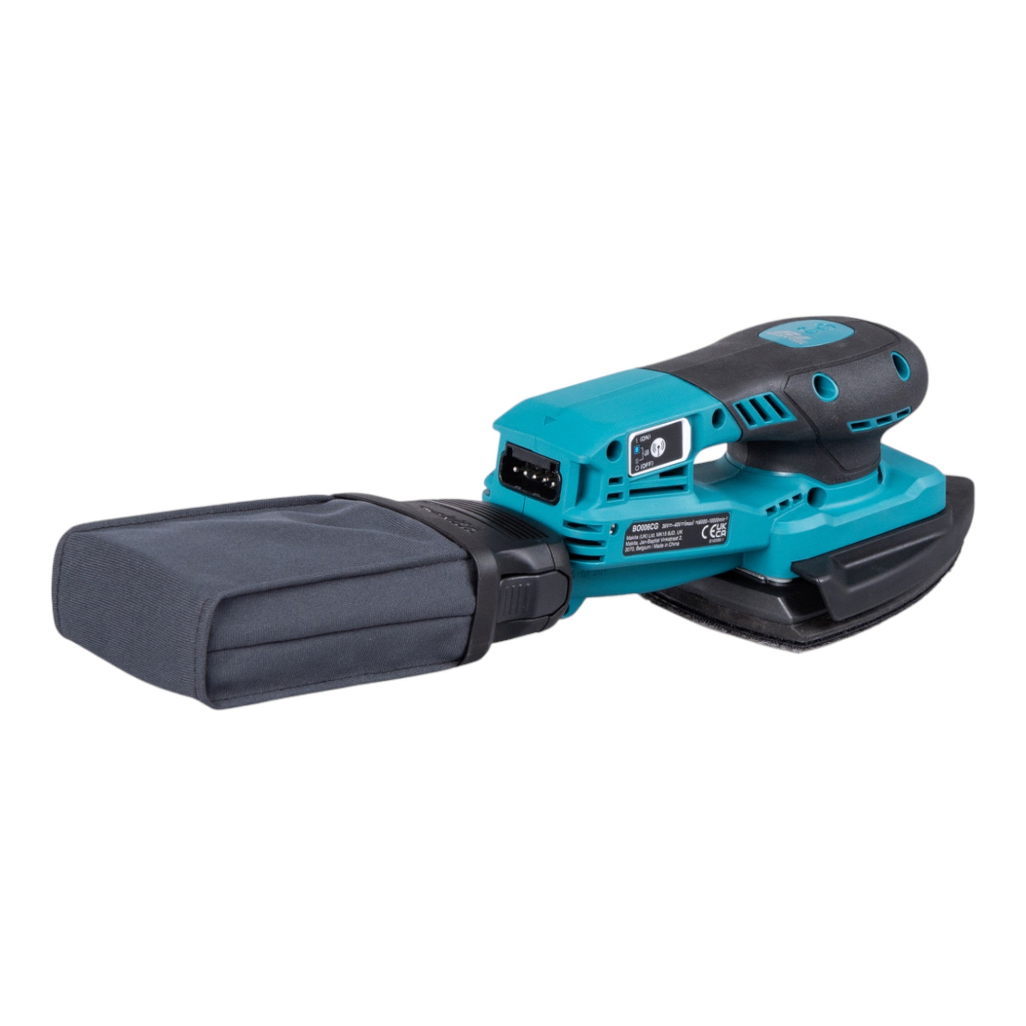 Makita BO 006 CGU101 Akku Deltaschleifer 40 V max 100 x 150 mm 3 0 mm Hub Brushless 1x Akku 4 0 Ah Ladegeraet Makpac 2 - toolbrothers