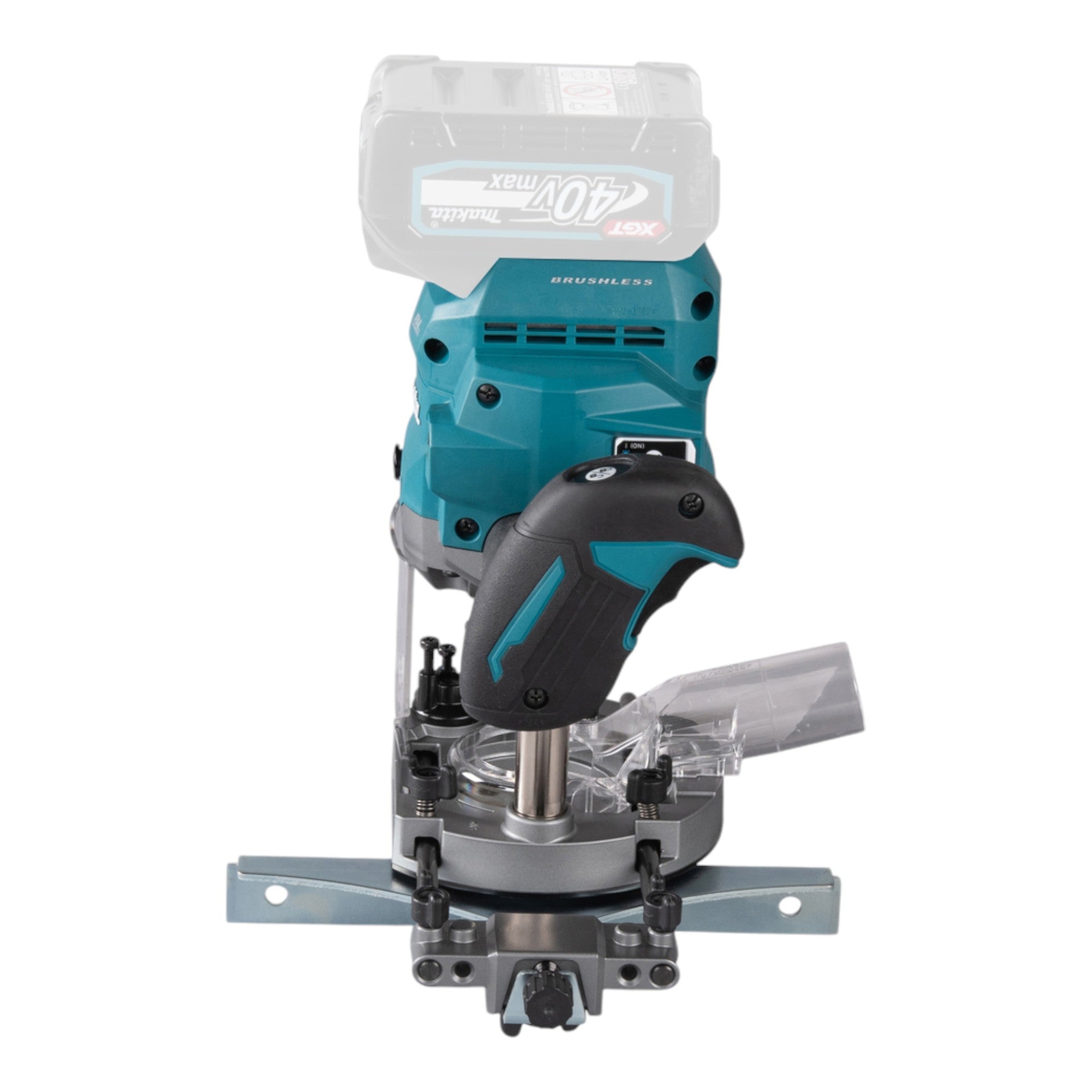 Makita RP 001 GU1 Akku Oberfraese 40 V max 12 mm Brushless 1x Akku 4 0 Ah ohne Ladegeraet 1 - toolbrothers
