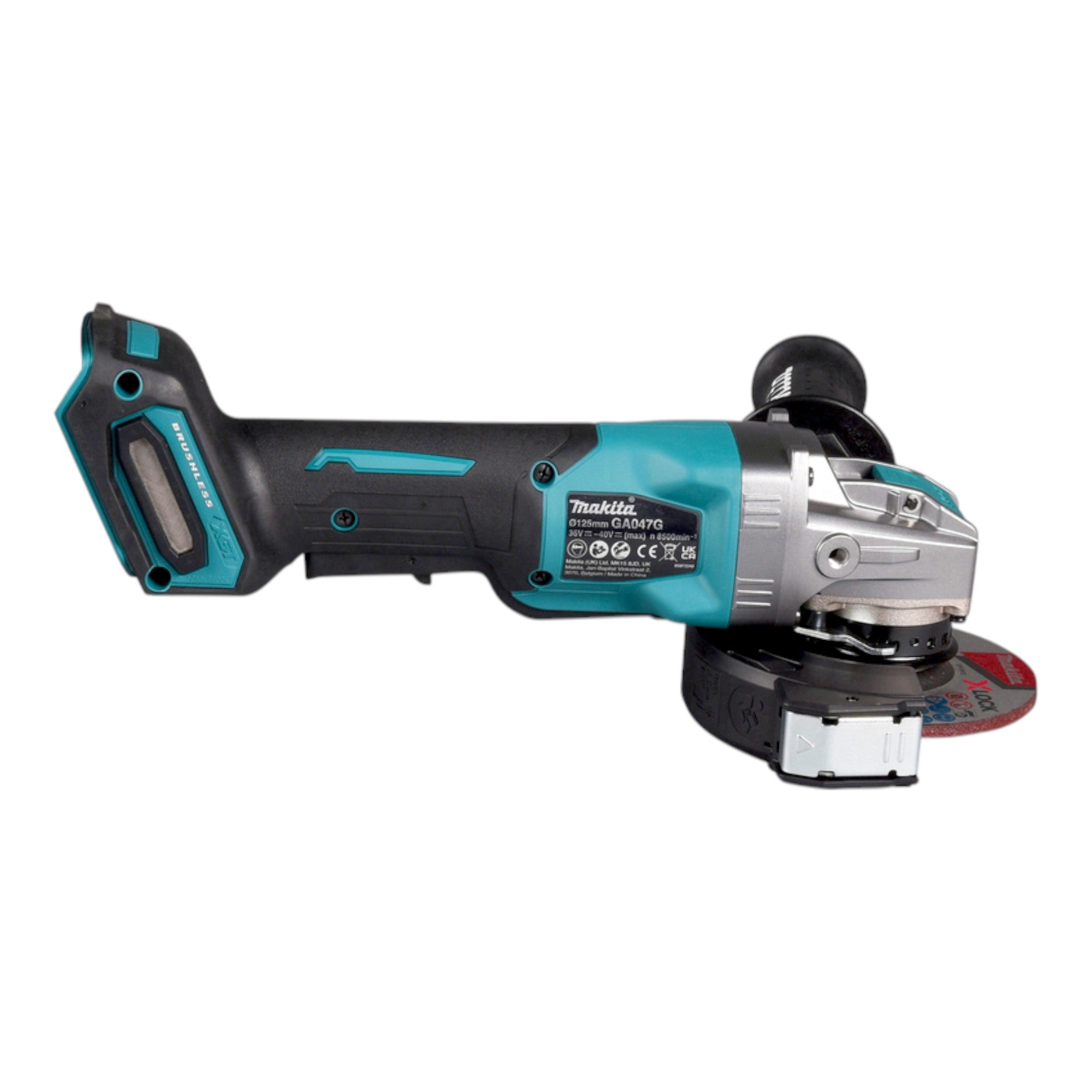 Makita GA 047 GU1 Akku Winkelschleifer 40 V max 125 mm X LOCK Brushless 1x Akku 4 0 Ah ohne Ladegeraet 4 - toolbrothers