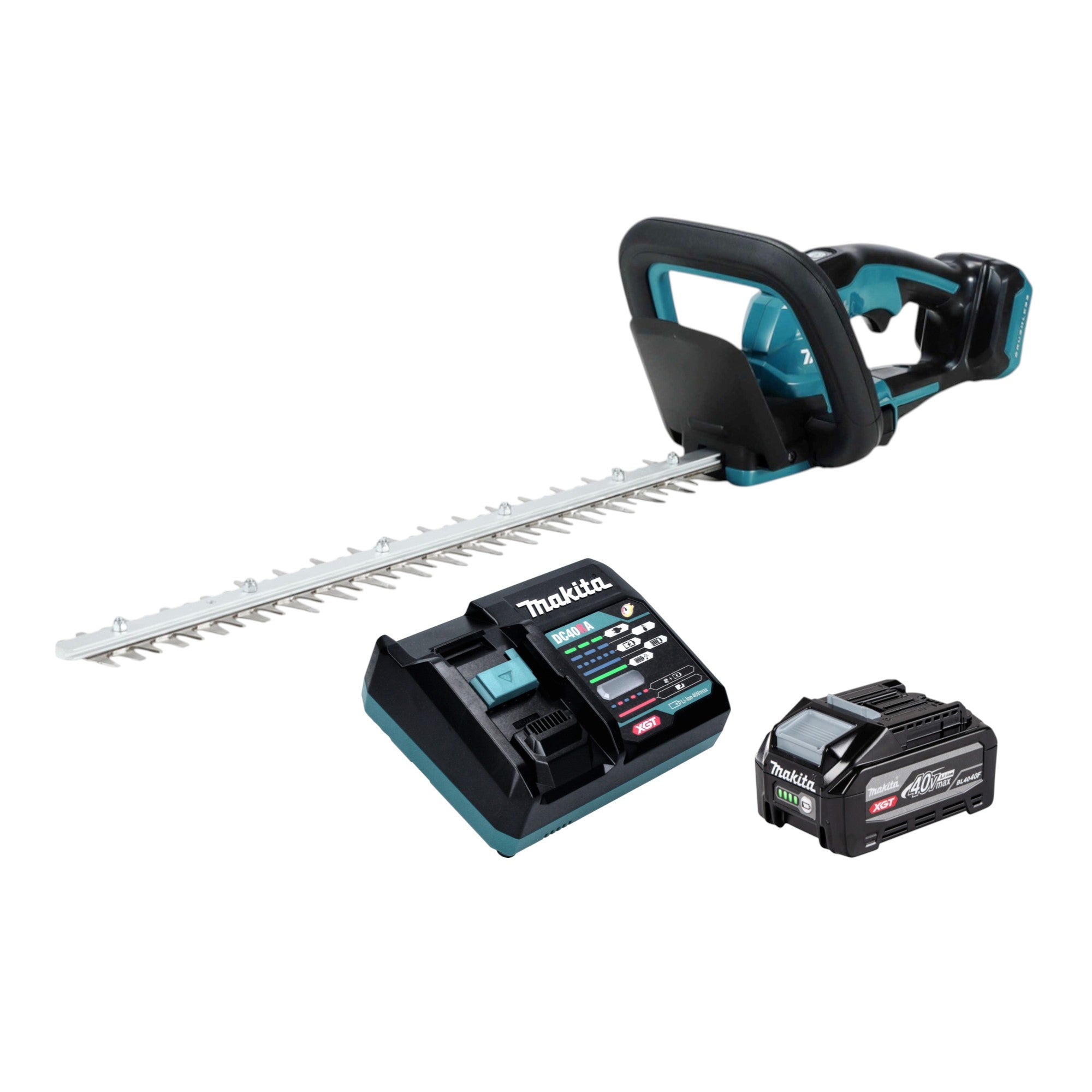 Makita UH 020 GU101 Akku Heckenschere 40 V max 50 cm Brushless 1x Akku 4 0 Ah Ladegeraet 0 - toolbrothers