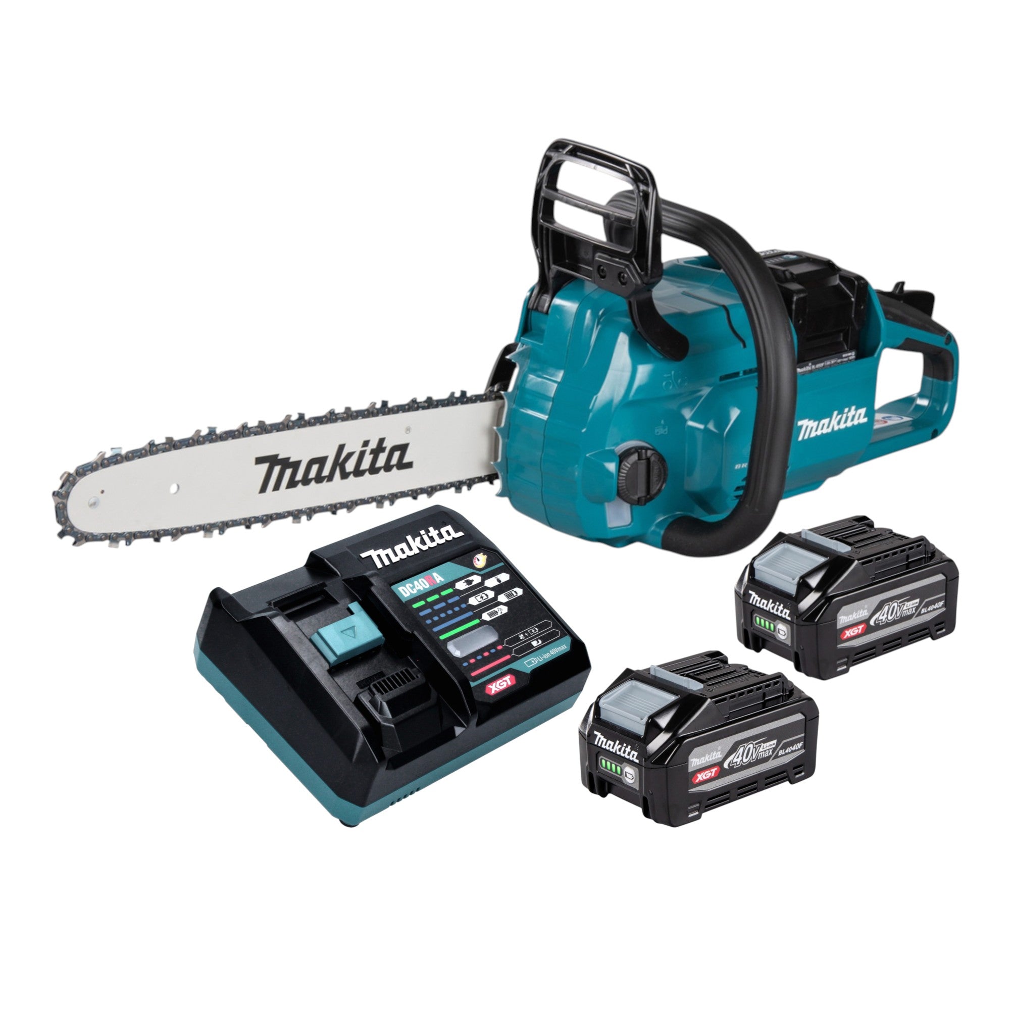 Makita UC 025 GU201 Akku Kettensaege 40 V max 35 cm Brushless 2x Akku 4 0 Ah Ladegeraet 0 - toolbrothers
