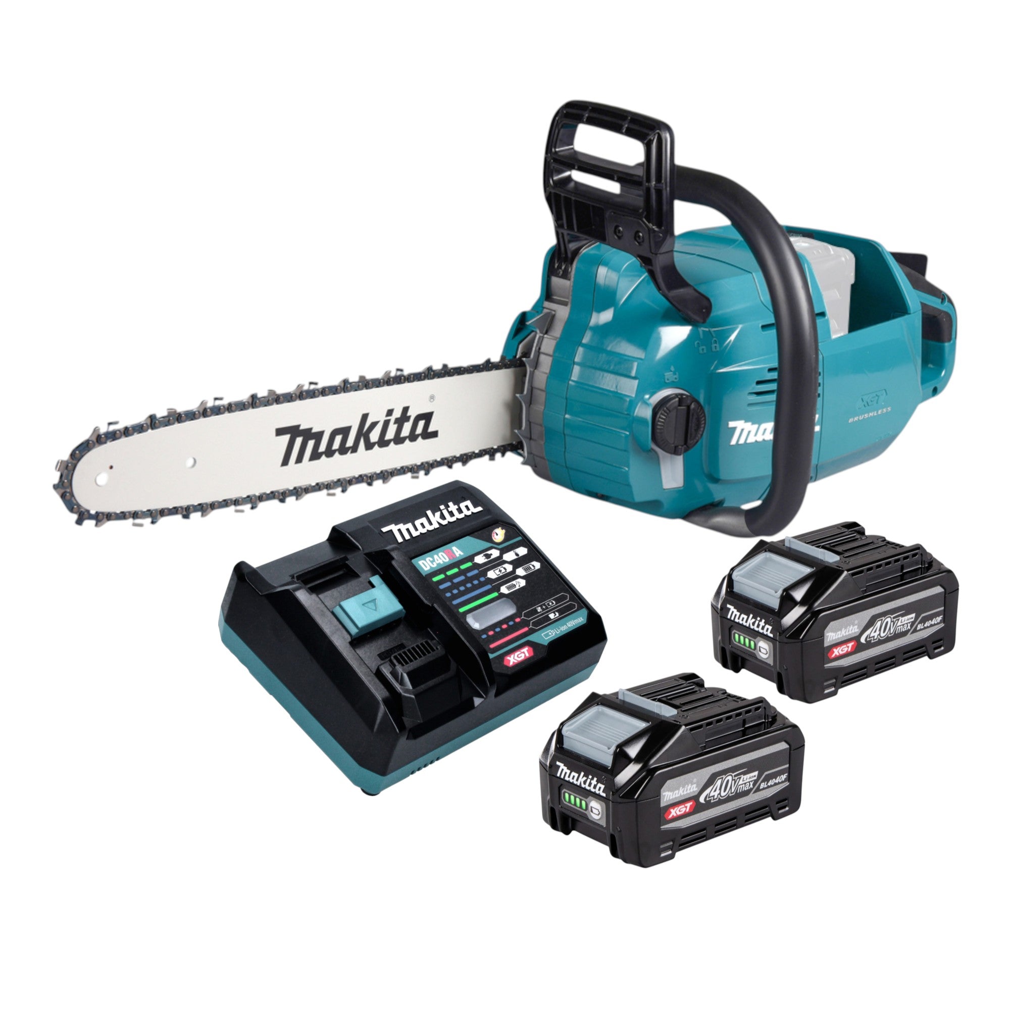 Makita UC 015 GU201 Akku Kettensaege 40 V max 35 cm Brushless 2x Akku 4 0 Ah Ladegeraet 0 - toolbrothers