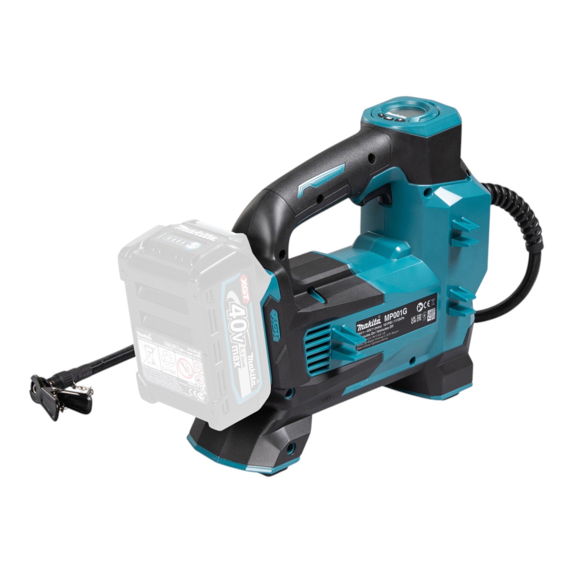 Makita MP 001 GU1 Akku Kompressor 40 V max 11 1 bar 1x Akku 4 0 Ah ohne Ladegeraet 2 - toolbrothers